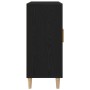 Aparador Negro de Roble 90x34x80 cm en Madera de , Aparadores - Ref: Foro24-862761, Precio: 109,57 €, Descuento: %