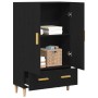 Highboard de en Roble Negro, 70x31x115 cm, Hecho de Madera Elaborada de , Aparadores - Ref: Foro24-862763, Precio: 116,75 €, ...