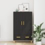 Highboard de en Roble Negro, 70x31x115 cm, Hecho de Madera Elaborada de , Aparadores - Ref: Foro24-862763, Precio: 116,75 €, ...