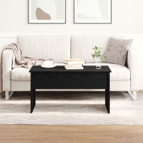 Mesa de Café de Roble Negro - 80 x 50.5 x 41.5 cm de , Mesas de centro - Ref: Foro24-862766, Precio: 76,46 €, Descuento: -5%%