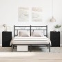 Mesitas de Noche 2 paquetes Negro Roble 40x65x65 cm Hechas de Madera Elaborada de , Mesitas de noche - Ref: Foro24-862768, Pr...