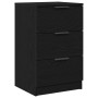 Mesitas de Noche 2 paquetes Negro Roble 40x65x65 cm Hechas de Madera Elaborada de , Mesitas de noche - Ref: Foro24-862768, Pr...