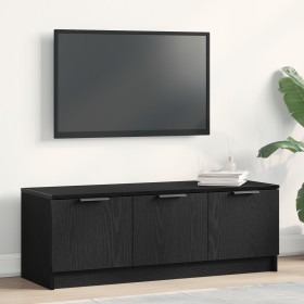 Mueble de TV Negro Roble 102x35x36,5 cm Madera elaborada de , Muebles TV - Ref: Foro24-862770, Precio: 76,27 €, Descuento: -5%%