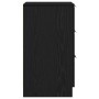 Mesitas de Noche 2 paquetes Negro Roble 40x65x65 cm Hechas de Madera Elaborada de , Mesitas de noche - Ref: Foro24-862768, Pr...
