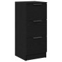 Armario Lateral de Roble Negro 30x30x70 cm Hecho de Madera Ingeniería de , Aparadores - Ref: Foro24-862774, Precio: 58,81 €, ...