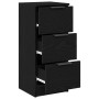 Armario Lateral de Roble Negro 30x30x70 cm Hecho de Madera Ingeniería de , Aparadores - Ref: Foro24-862774, Precio: 58,81 €, ...