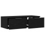 Armario de Pared de Roble Negro 68x30x20 cm Hecho de Madera Manufacturada de , Armarios y almacenamiento - Ref: Foro24-862776...