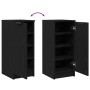 Zapatero Negro Roble 30x35x70 cm Madera de , Armarios y almacenamiento - Ref: Foro24-862778, Precio: 57,00 €, Descuento: %