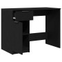 Escritorio de roble negro - 100x50x75 cm - Hecho de madera elaborada de , Escritorios - Ref: Foro24-862779, Precio: 93,69 €, ...