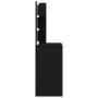 Mesa de tocador LED en Roble Negro, 60x40x140 cm, Hecha de Madera Elaborada de , Tocadores para dormitorios - Ref: Foro24-862...