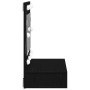 Armario Espejo LED en Roble Negro - 90x31.5x62 cm de , Tocadores de baño - Ref: Foro24-862781, Precio: 89,23 €, Descuento: -5%%