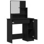 Mesa de Tocador de Roble Negro con Espejo - 86.5 x 35 x 136 cm de , Tocadores para dormitorios - Ref: Foro24-862783, Precio: ...