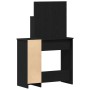 Mesa de Tocador de Roble Negro con Espejo - 86.5 x 35 x 136 cm de , Tocadores para dormitorios - Ref: Foro24-862783, Precio: ...