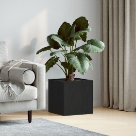 caja de jardinería en madera de roble negra 40x40x40 cm de , Maceteros y jardineras - Ref: Foro24-862786, Precio: 41,27 €, De...