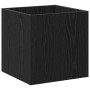 caja de jardinería en madera de roble negra 40x40x40 cm de , Maceteros y jardineras - Ref: Foro24-862786, Precio: 41,27 €, De...