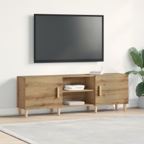 Soporte para TV en roble estilo artesanal - 150x30x50 cm - Hecho de madera diseñada de , Muebles TV - Ref: Foro24-862796, Pre...