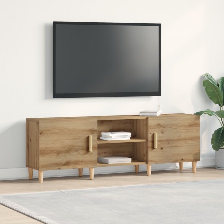 Soporte para TV en roble estilo artesanal - 150x30x50 cm - Hecho de madera diseñada de , Muebles TV - Ref: Foro24-862796, Pre...