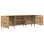 Soporte para TV en roble estilo artesanal - 150x30x50 cm - Hecho de madera diseñada de , Muebles TV - Ref: Foro24-862796, Pre...
