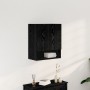 Armario de pared Negro Roble 60x30x70 cm de madera de , Taquillas y armarios de almacenamiento - Ref: Foro24-862798, Precio: ...