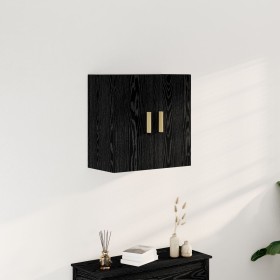 Armario de pared de roble negro - 60x30x60 cm de , Taquillas y armarios de almacenamiento - Ref: Foro24-862799, Precio: 65,59...