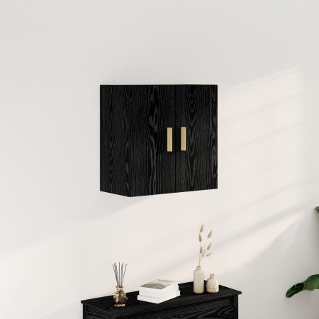 Armario de pared de roble negro - 60x30x60 cm de , Taquillas y armarios de almacenamiento - Ref: Foro24-862799, Precio: 65,59...