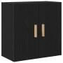 Armario de pared de roble negro - 60x30x60 cm de , Taquillas y armarios de almacenamiento - Ref: Foro24-862799, Precio: 65,59...