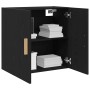 Armario de pared de roble negro - 60x30x60 cm de , Taquillas y armarios de almacenamiento - Ref: Foro24-862799, Precio: 65,59...