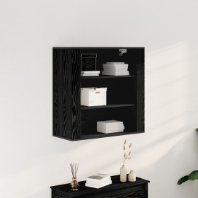 Armario de Pared Negro Roble 80x33x80 cm Madera Elaborada de , Armarios y almacenamiento - Ref: Foro24-862803, Precio: 69,93 ...