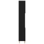 Armario de baño Negro Roble 30x30x190 cm Madera elaborada de , Tocadores de baño - Ref: Foro24-862805, Precio: 85,22 €, Descu...