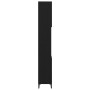 Armario de Baño Negro Roble 30x30x190 cm Madera Elaborada de , Tocadores de baño - Ref: Foro24-862806, Precio: 87,75 €, Descu...