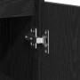 Armario de baño  Negro Roble 30x30x100 cm Madera elaborada | Foro24.es | Tu tienda online para hogar, jardín y más Foro24.es