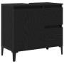 Gabinete de baño Roble negro Madera elaborada Mediano de , Tocadores de baño - Ref: Foro24-862812, Precio: 72,47 €, Descuento: %