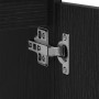 Gabinete para lavabo de baño negro roble 80x33x60 cm de madera de , Tocadores de baño - Ref: Foro24-862814, Precio: 97,68 €, ...