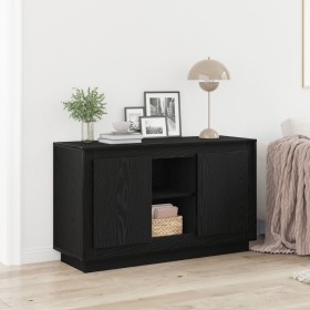 Aparador Negro Roble 102x35x60 cm Madera elaborada de , Aparadores - Ref: Foro24-862815, Precio: 101,43 €, Descuento: %
