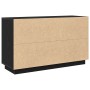 Aparador Negro Roble 102x35x60 cm Madera elaborada de , Aparadores - Ref: Foro24-862815, Precio: 101,43 €, Descuento: %