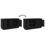 Aparador Negro de Roble 102x35x55 cm Madera Compuesta de , Aparadores - Ref: Foro24-862816, Precio: 100,61 €, Descuento: %
