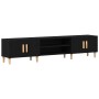 Mueble para TV Negro Roble 180x31,5x40 cm Madera Elaborada de , Muebles TV - Ref: Foro24-862817, Precio: 107,13 €, Descuento: %