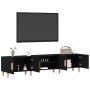 Mueble para TV Negro Roble 180x31,5x40 cm Madera Elaborada de , Muebles TV - Ref: Foro24-862817, Precio: 107,13 €, Descuento: %