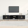 Mueble para TV Negro Roble 180x31,5x40 cm Madera Elaborada de , Muebles TV - Ref: Foro24-862817, Precio: 107,13 €, Descuento: %