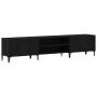 mueble de televisión Negro Roble 180x31,5x40 cm Madera elaborada de , Muebles TV - Ref: Foro24-862818, Precio: 115,77 €, Desc...