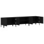 mueble de televisión Negro Roble 180x31,5x40 cm Madera elaborada de , Muebles TV - Ref: Foro24-862818, Precio: 115,77 €, Desc...