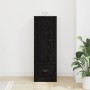 Altillo Negro Roble 36x35,5x103,5 cm Madera Elaborada de , Aparadores - Ref: Foro24-862819, Precio: 67,59 €, Descuento: -5%%