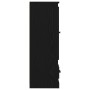 Altillo Negro Roble 36x35,5x103,5 cm Madera Elaborada de , Aparadores - Ref: Foro24-862819, Precio: 67,59 €, Descuento: -5%%