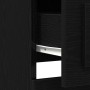 Altillo Negro Roble 36x35,5x103,5 cm Madera Elaborada de , Aparadores - Ref: Foro24-862819, Precio: 67,59 €, Descuento: -5%%