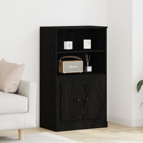 Mueble Alto Roble Negro 60x35.5x103.5 cm Madera Resistente de , Aparadores - Ref: Foro24-862820, Precio: 85,31 €, Descuento: ...