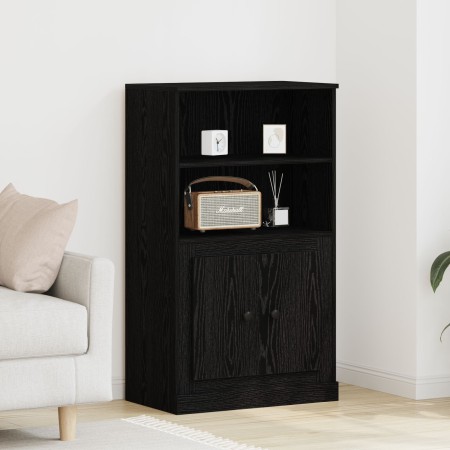 Mueble Alto Roble Negro 60x35.5x103.5 cm Madera Resistente de , Aparadores - Ref: Foro24-862820, Precio: 85,31 €, Descuento: ...