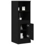Gabinete Alto de Roble Negro 36x35.5x103.5 cm Madera MDF de , Aparadores - Ref: Foro24-862821, Precio: 63,92 €, Descuento: -5%%