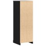 Gabinete Alto de Roble Negro 36x35.5x103.5 cm Madera MDF de , Aparadores - Ref: Foro24-862821, Precio: 63,92 €, Descuento: -5%%