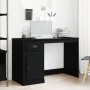 Escritorio  con almacenamiento roble negro 50x115x75 cm madera aglomerada | Foro24.es | Tu tienda online para hogar, jardín y más Foro24.es