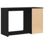 Escritorio  con almacenamiento roble negro 50x115x75 cm madera aglomerada | Foro24.es | Tu tienda online para hogar, jardín y más Foro24.es